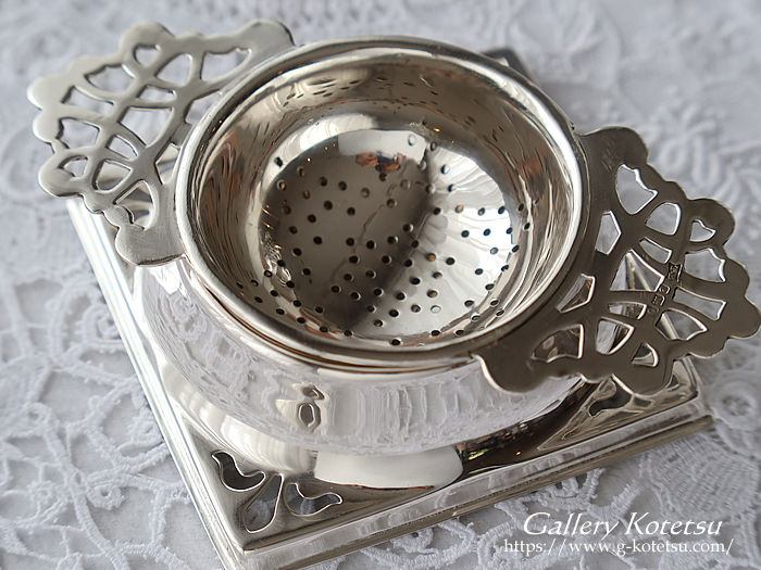 AeB[NVo[@eB[Xg[i[ antique silver tea strainer