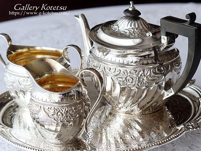 AeB[NVo[@eB[Zbg antique silver tea set