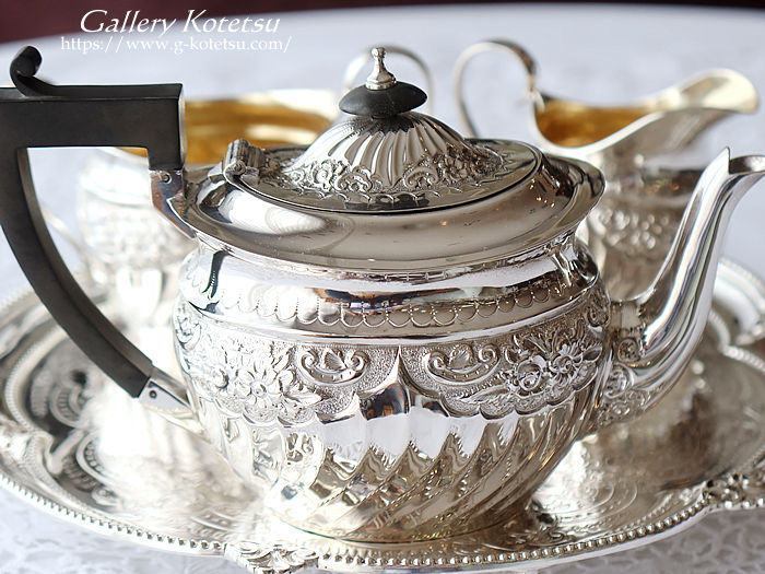 AeB[NVo[@eB[Zbg antique silver tea set