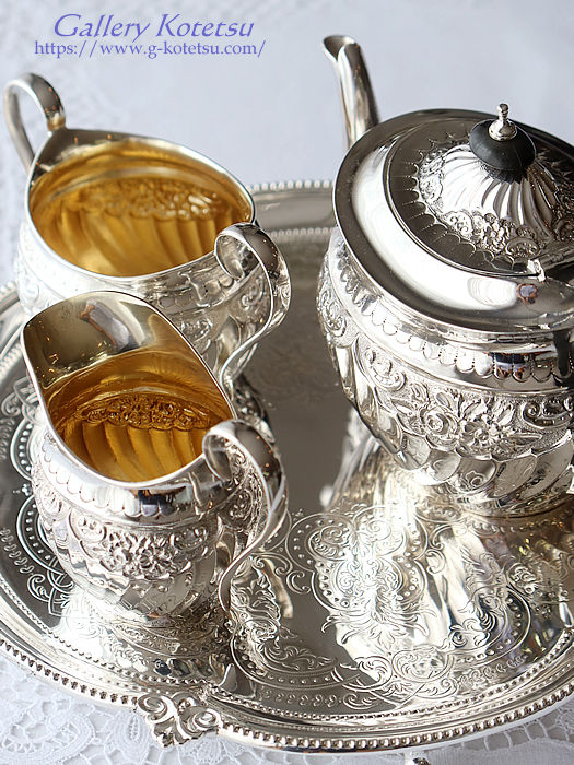 AeB[NVo[@eB[Zbg antique silver tea set