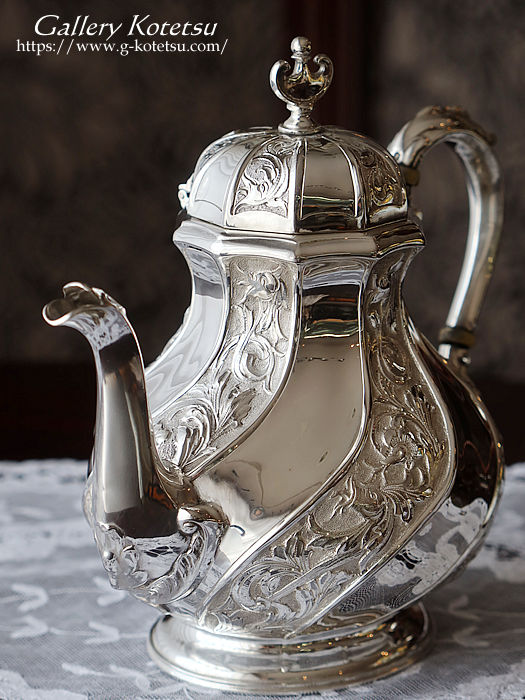 antique silver tea pot AeB[NVo[@eB[|bg