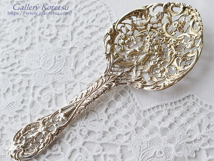 AeB[NVo[@T[@[ antique silver server