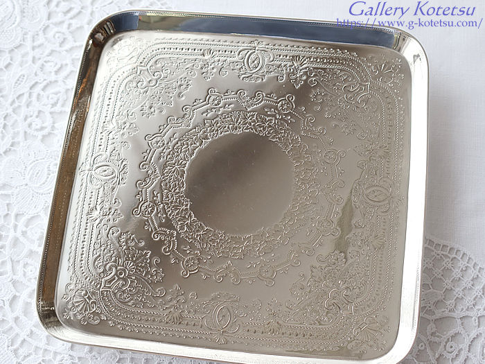 AeB[NVo[@T@ antique silver salver