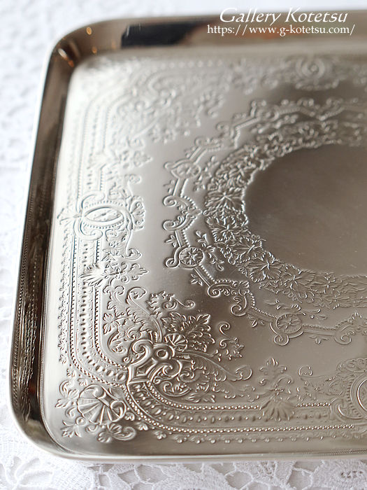 AeB[NVo[@T@ antique silver salver