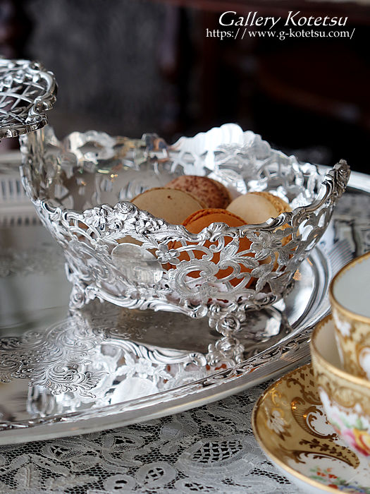 AeB[NVo[@fBbV antique silver dish