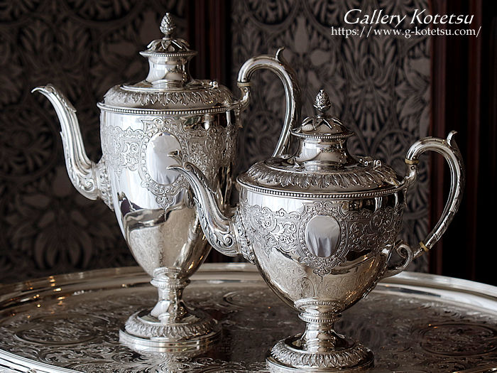 AeB[NVo[@eB[Zbg antique silver tea set