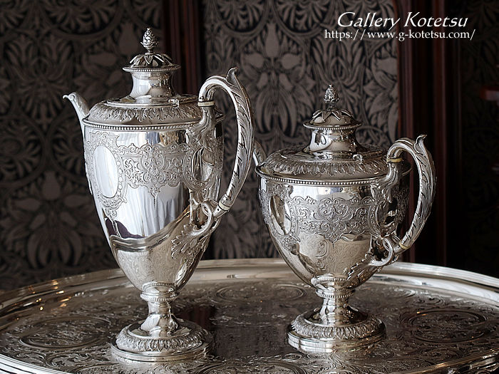 AeB[NVo[@eB[Zbg antique silver tea set