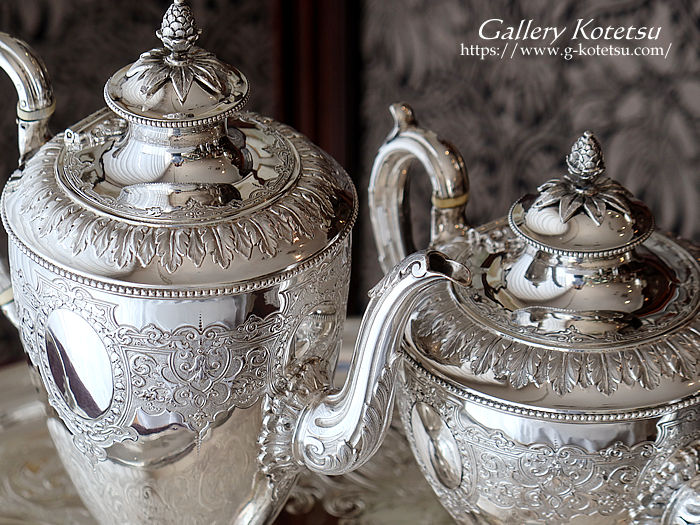 AeB[NVo[@eB[Zbg antique silver tea set