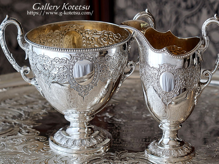 AeB[NVo[@eB[Zbg antique silver tea set