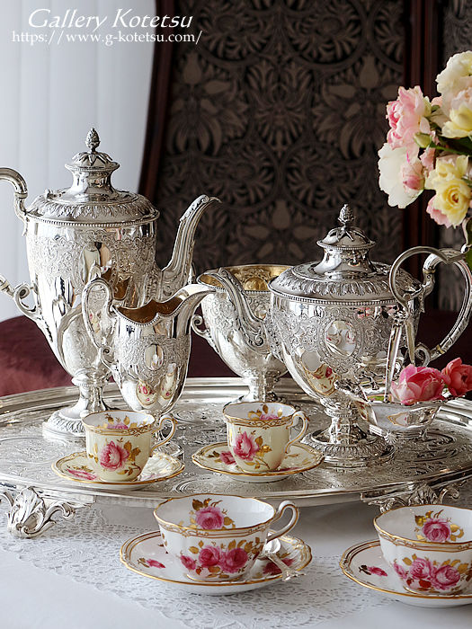 AeB[NVo[@eB[Zbg antique silver tea set