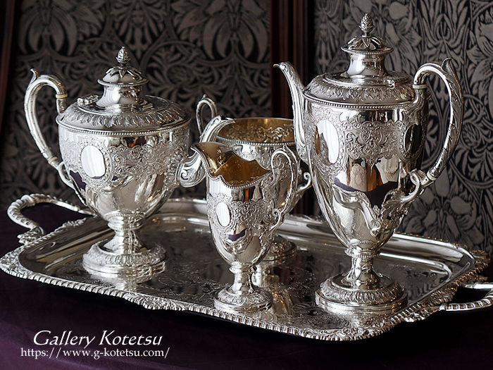 AeB[NVo[@eB[Zbg antique silver tea set