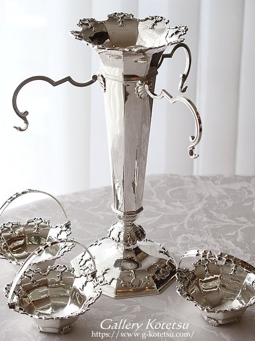 AeB[NVo[@Cp[ antique silver epergne