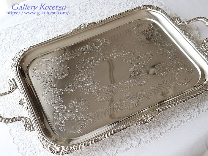 eB[g[ antique silver tea tray