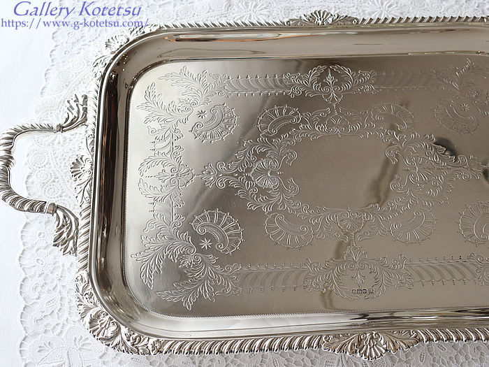 eB[g[ antique silver tea tray