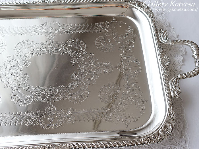 eB[g[ antique silver tea tray