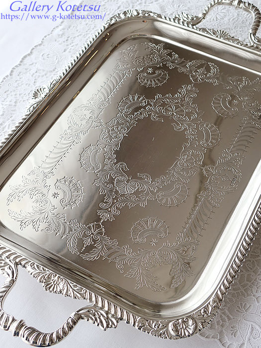 eB[g[ antique silver tea tray