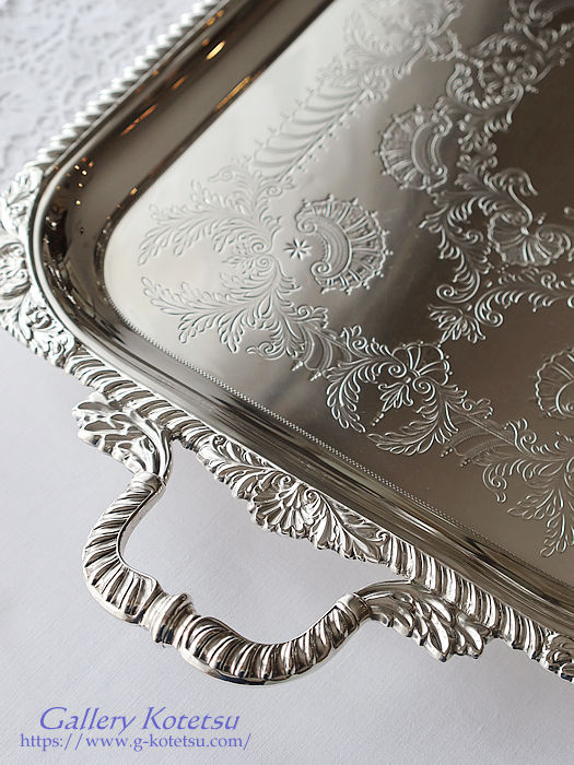 eB[g[ antique silver tea tray