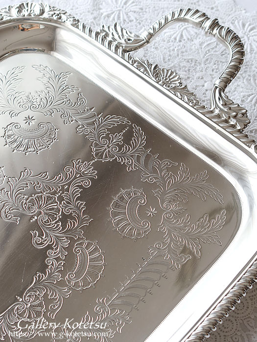 eB[g[ antique silver tea tray