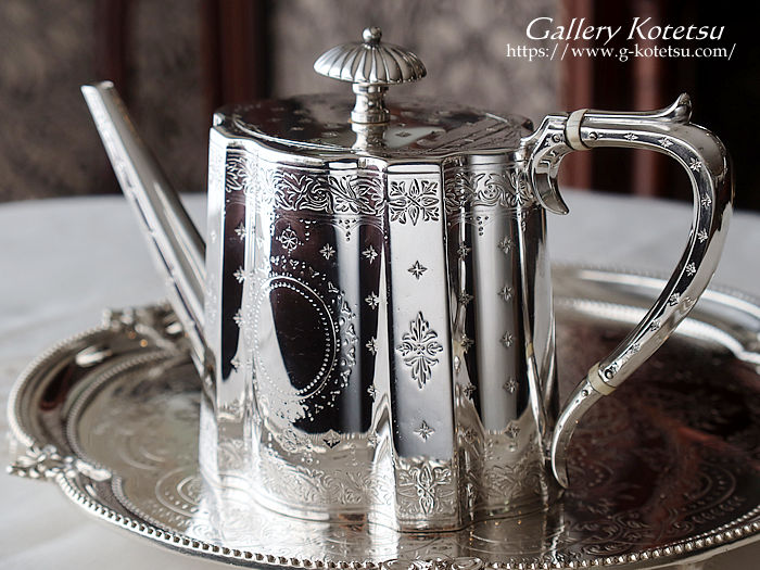 antique silver tea pot AeB[NVo[@eB[|bg