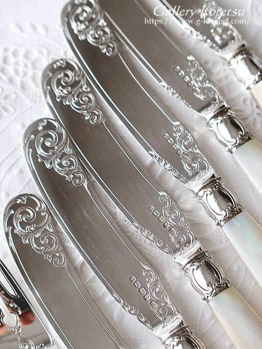 AeB[NVo[ antique silver p }U[Iup[fU[gJg[ mother of pearl dessertcutlery