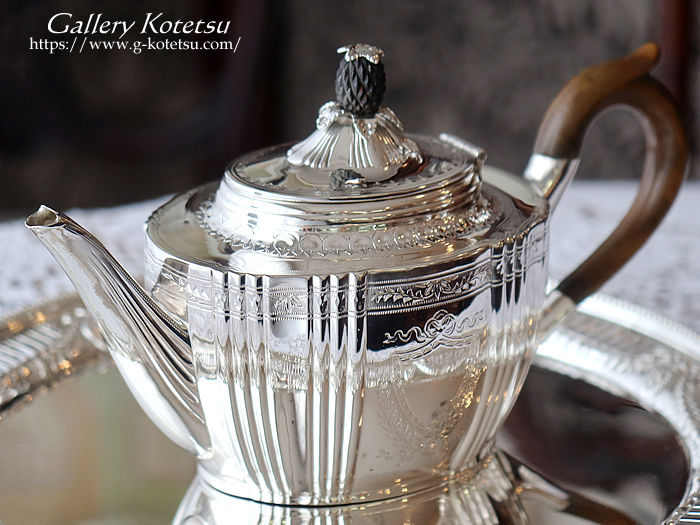 antique silver tea pot AeB[NVo[@eB[|bg