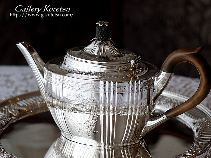 antique silver tea pot AeB[NVo[@eB[|bg