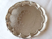 Vo[T@ antique silver salver