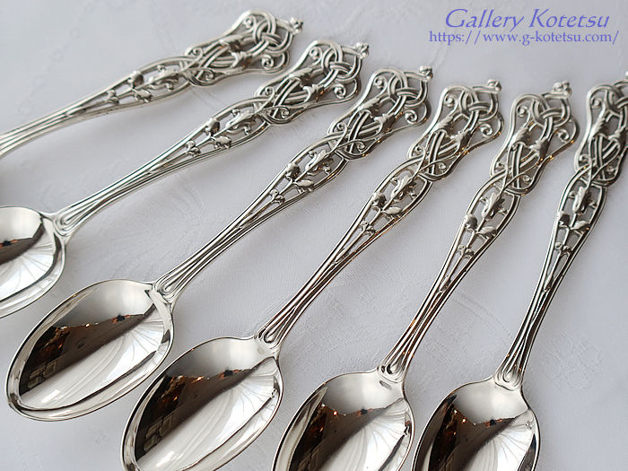 p sterling siver AeB[NVo[@Xv[ antique silver spoon