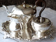 アンティークシルバーティーセット antique silver teaset
