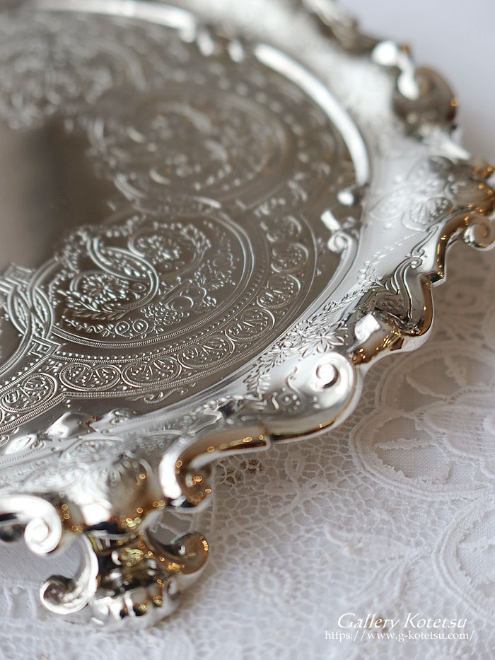AeB[NVo[@eB[g[ antique silver tea tray