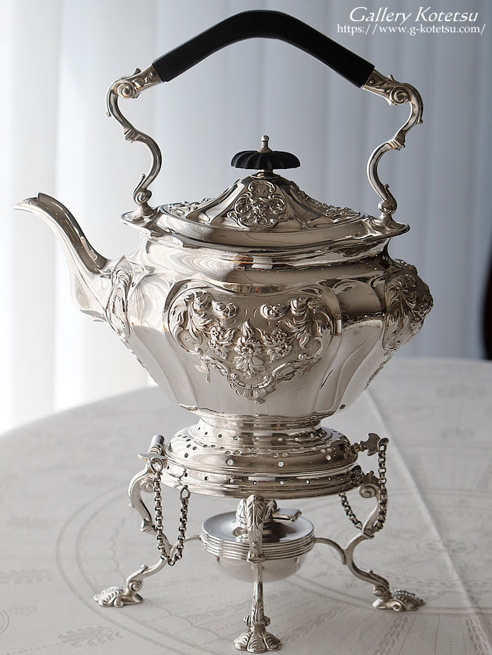 �e�B�[�P�g���@�A���e�B�[�N�V���o�[ tea kettle antique silver