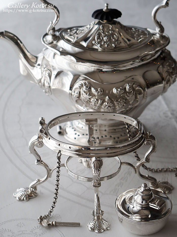 �e�B�[�P�g���@�A���e�B�[�N�V���o�[ tea kettle antique silver