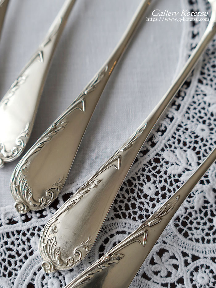 AeB[NVo[@fU[gXv[tH[N antique silver dessert spoon&fork
