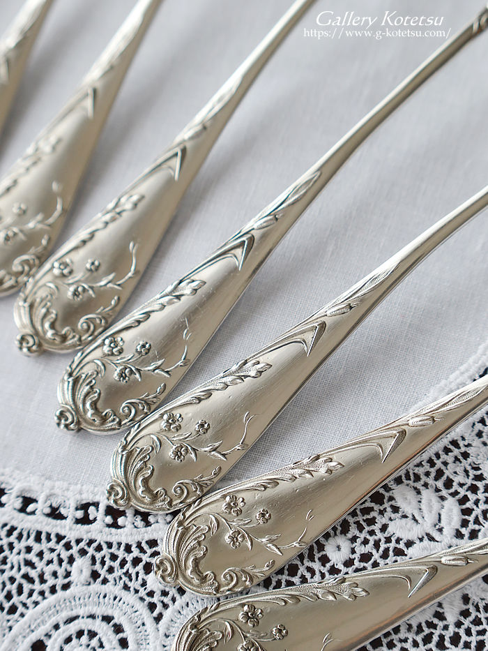 AeB[NVo[@fU[gXv[tH[N antique silver dessert spoon&fork