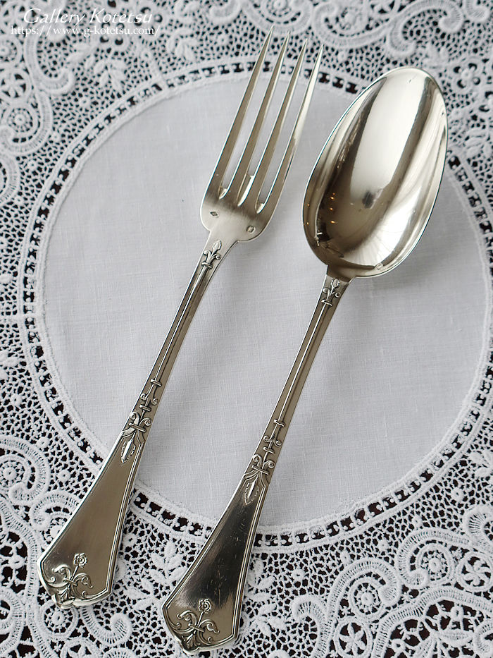 AeB[NVo[@e[uJg[ antique silver table cutlery 