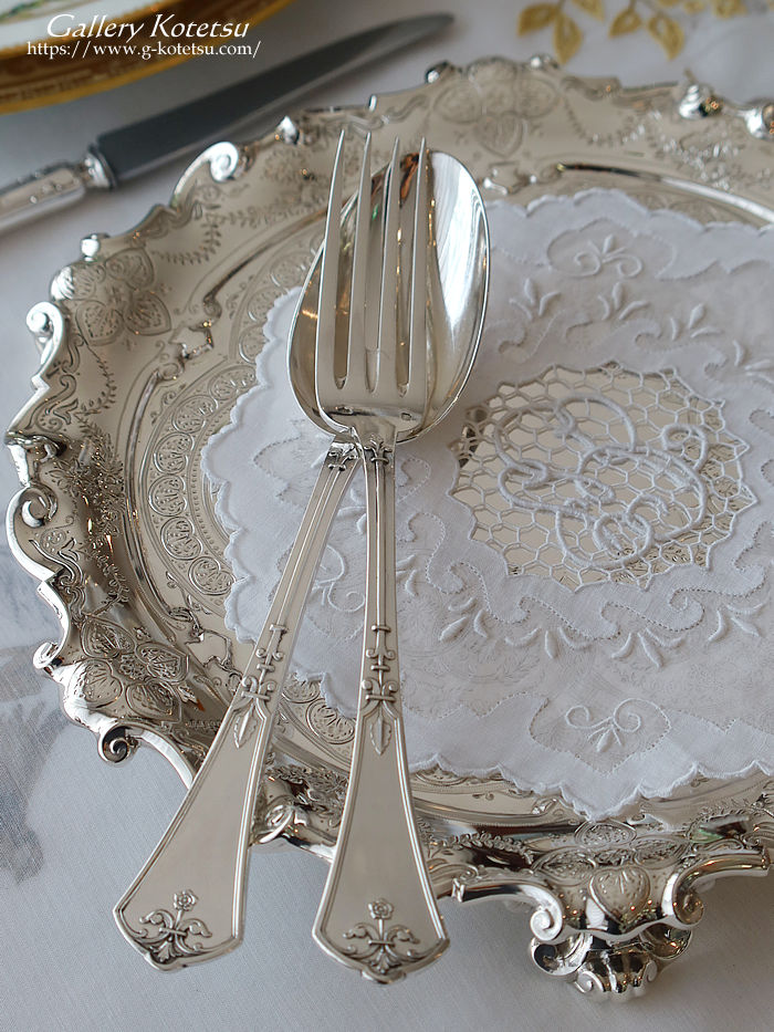 AeB[NVo[@e[uJg[ antique silver table cutlery 