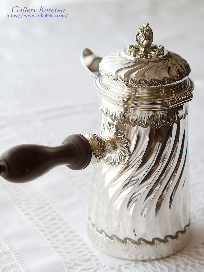 AeB[NVo[@`R[g|bg antique silver chocolate pot