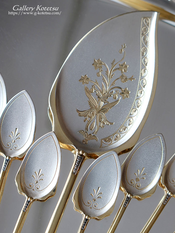 sterling siver  fU[gXv[ antiquesilver dessert spoon