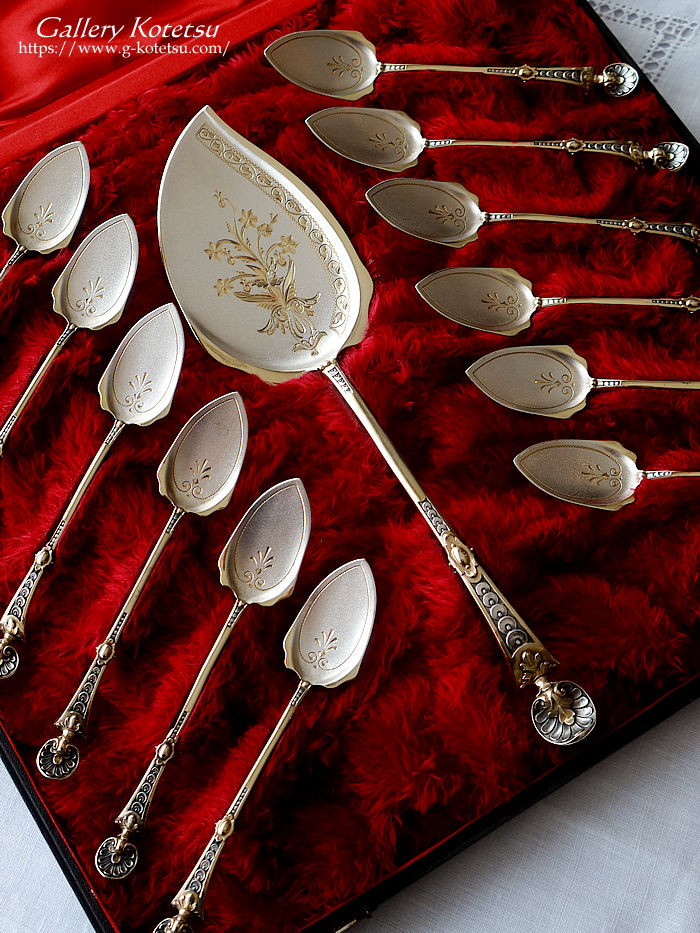sterling siver  fU[gXv[ antiquesilver dessert spoon