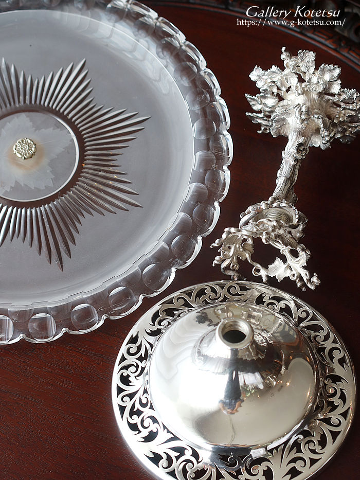 AeB[Vo[@R|[g@p antique silver compote