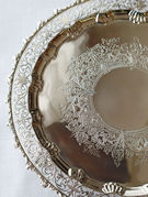 Vo[T@ antique silver salver