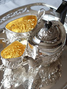 AeB[NVo[eB[Zbg antique silver teaset