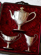アンティークシルバーティーセット antique silver teaset