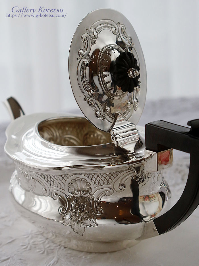 p sterling siver AeB[NVo[@eB[Zbg antique silver tea set