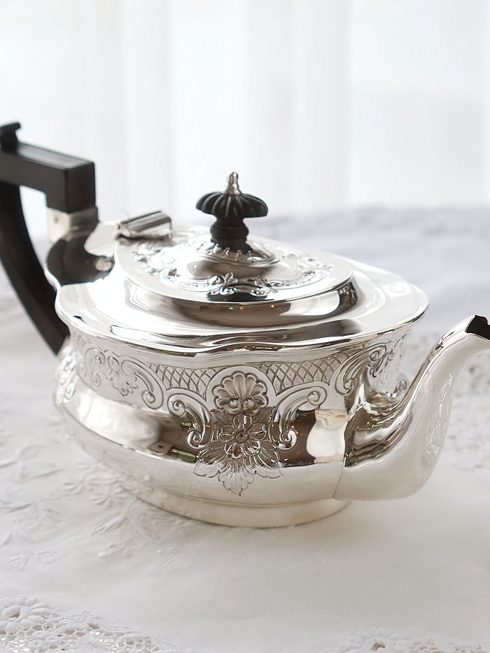 p sterling siver AeB[NVo[@eB[Zbg antique silver tea set