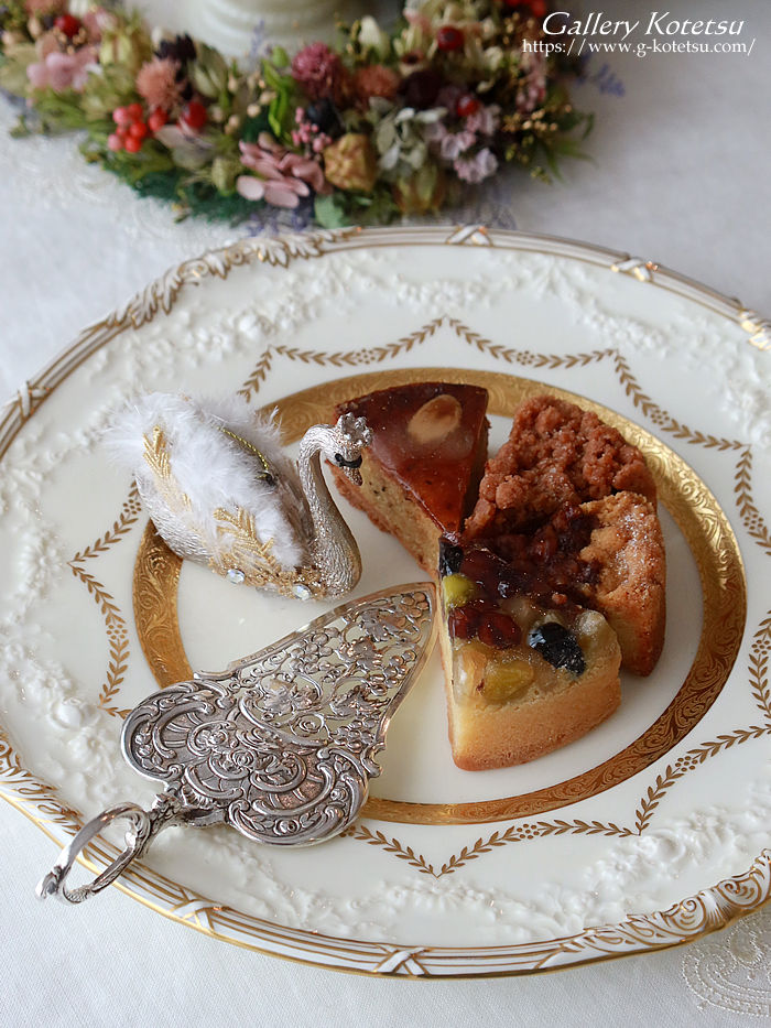 �A���e�B�[�N�V���o�[ antique silver agate handle cutlery