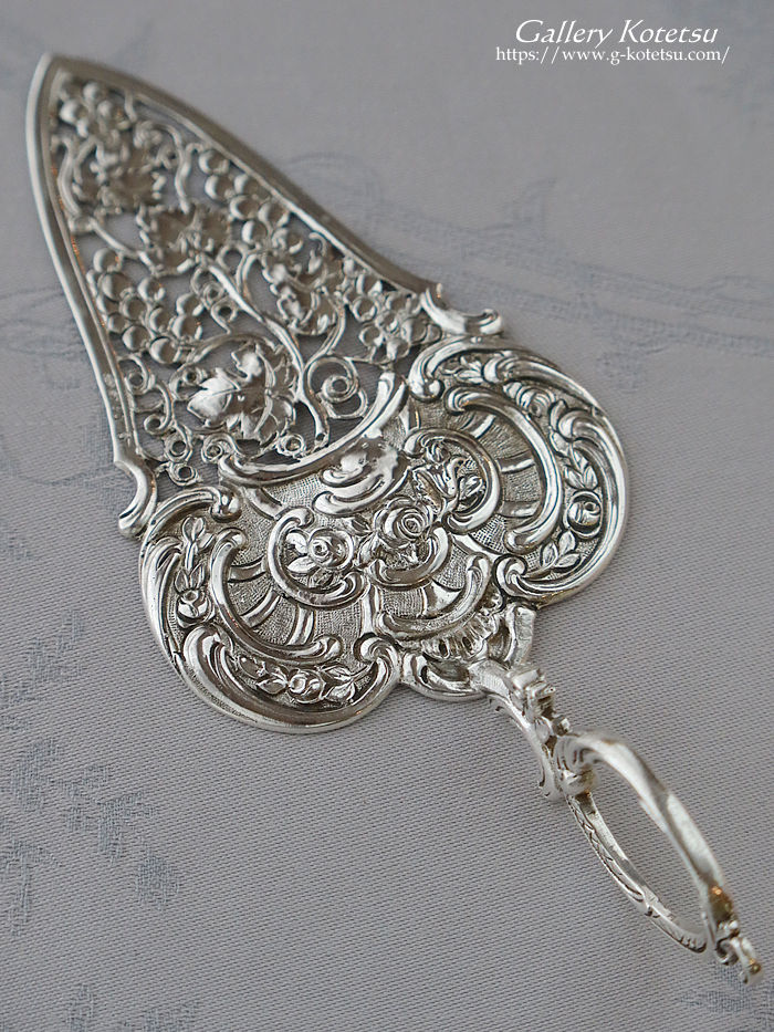 �A���e�B�[�N�V���o�[ antique silver agate handle cutlery