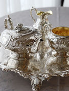 AeB[NVo[eB[Zbg antique silver teaset