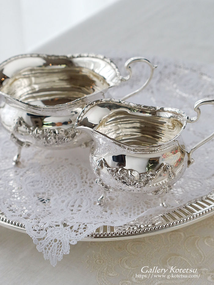 �p����� sterling siver �A���e�B�[�N�V���o�[�@�e�B�[�Z�b�g antique silver tea set