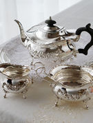 �A���e�B�[�N�V���o�[�e�B�[�Z�b�g antique silver teaset